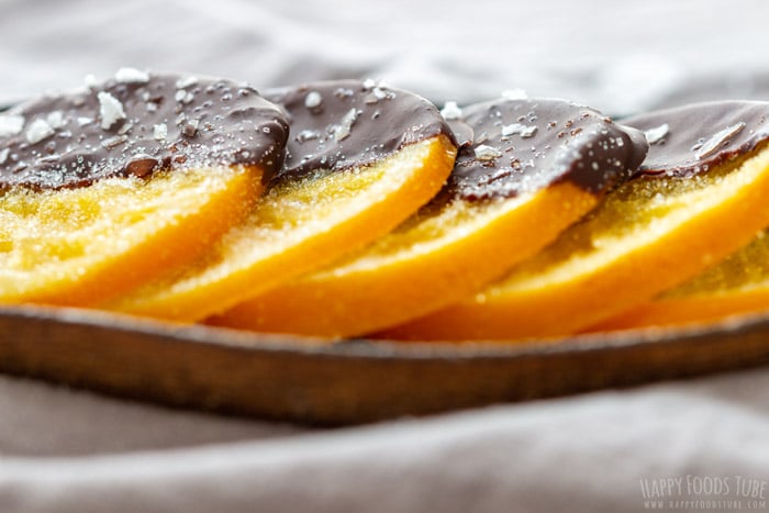 Gourmet Candied Oranges Dipped in Chocolate