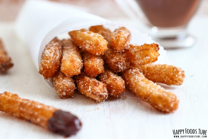 Homemade Churros with Chocolate Picture