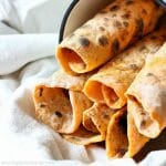 Homemade Sweet Potato Flatbread Roti Image