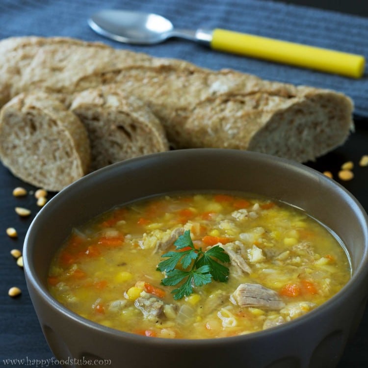 Split Pea Soup with Pork Ribs